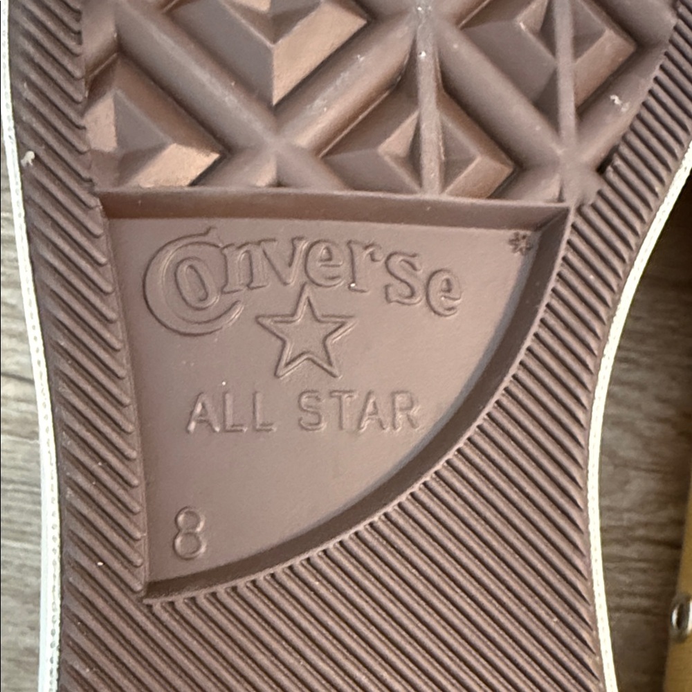 Converse All Star Chic Taylor Ochre Canvas Sneakers, NWOT - Picture 9 of 10